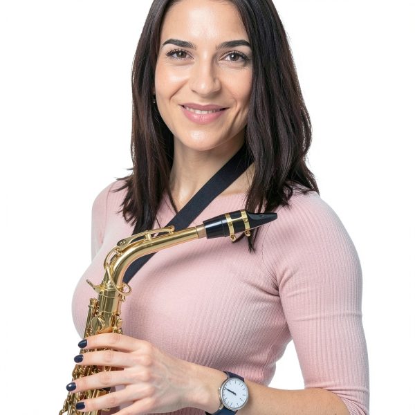 Alto Sax Ligature Brass Material Adjustable-5