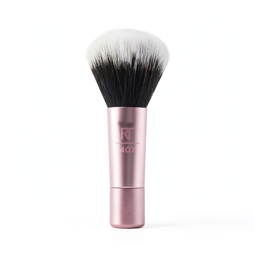 Real Techniques Multitask Brush being used on a model's cheek