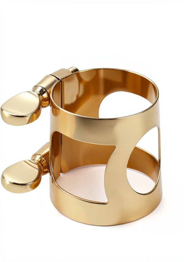 Alto Sax Ligature Brass Material Adjustable-1