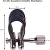 Alto Saxophone Metal Mouthpiece Ligature Black-2