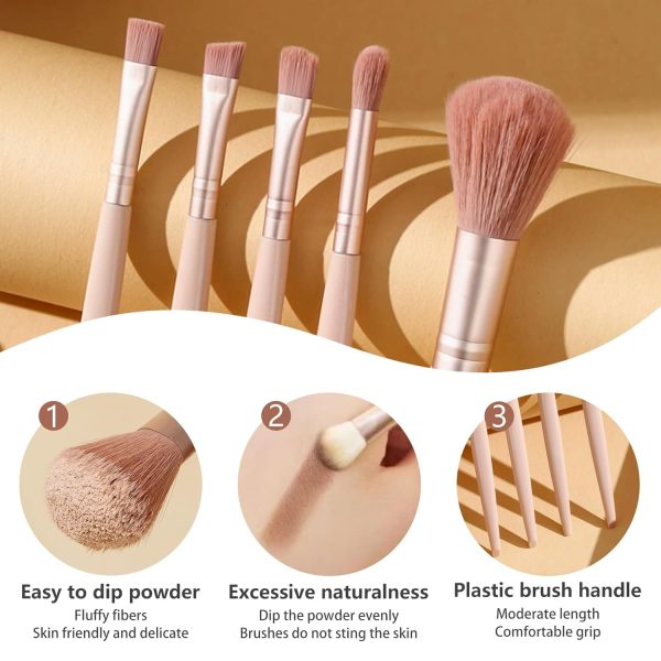 Travel Makeup Brush Set SruidyLady Soft Fiber-2