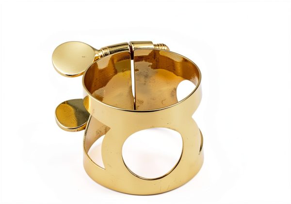 Pavo Soprano Saxophone Ligature Gold Metal-2