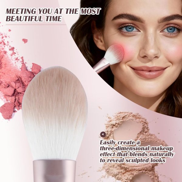 Rose Gold Dual Ended Makeup Brush ACMEBEAUTY Beauty-4