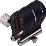 Alto Saxophone Metal Mouthpiece Ligature Black-0