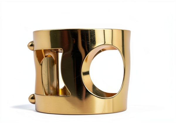 Pavo Soprano Saxophone Ligature Gold Metal-5