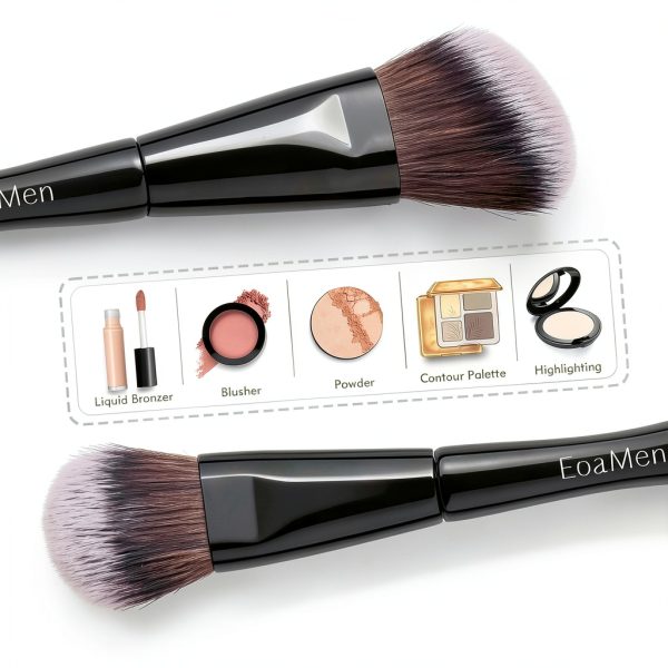 Dual-Ended Brush EoaMen Vegan Synthetic Design-4