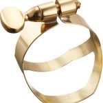 Lacquer Finish Alto Saxophone Ligature for Musicians-0