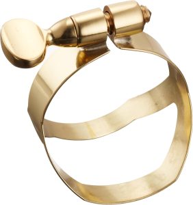 Lacquer Finish Alto Saxophone Ligature for Musicians-0