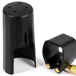 Alto Saxophone Ligature WD32680 Artificial Leather-0