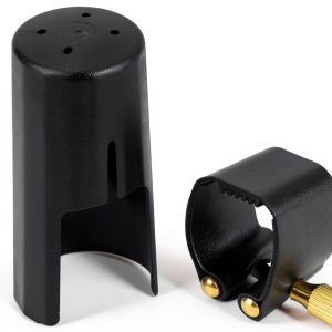 Alto Saxophone Ligature WD32680 Artificial Leather-0
