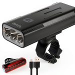 Gyhuego Aluminum Bike Light Rechargeable Set-0