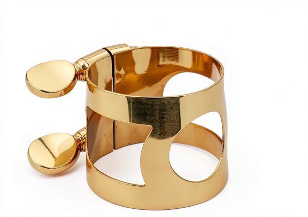 Pavo Soprano Saxophone Ligature Gold Metal-3