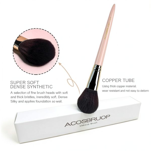 Soft Powder Blush Brush by ACOSBRUOP Beauty-2