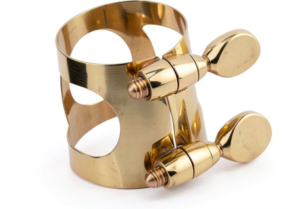 Pavo Soprano Saxophone Ligature Gold Metal-1
