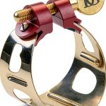 BG-LD0 Alto Sax Ligature 24K Gold Lacquered Metal-0
