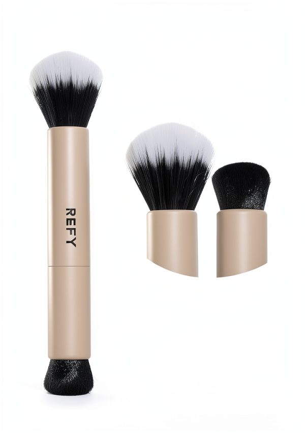 Dual-Fiber Blush Brush by REFY Angled Design-0
