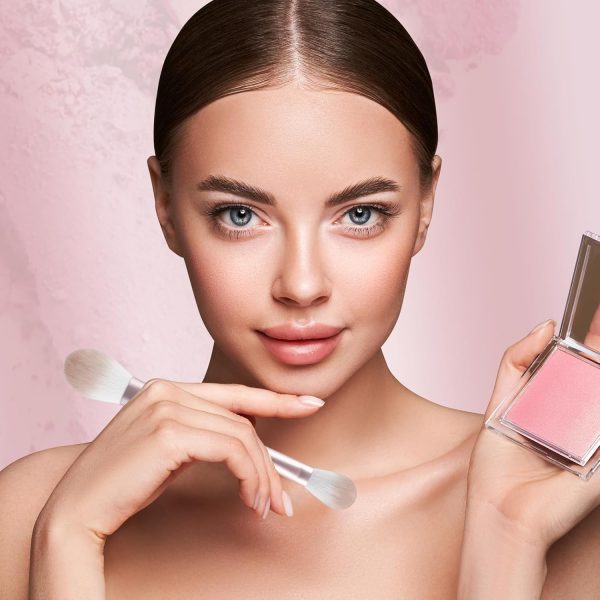 Rose Gold Dual Ended Makeup Brush ACMEBEAUTY Beauty-6