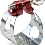 Silver Plated Alto Saxophone Ligature for Musicians-0