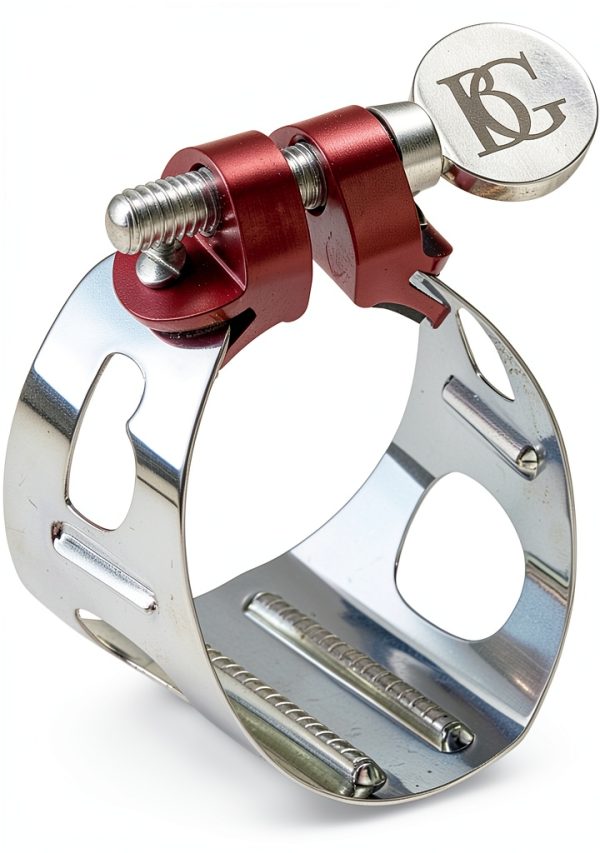 Silver Plated Alto Saxophone Ligature for Musicians-0