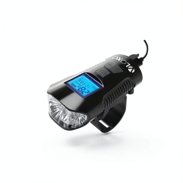 VLOXO Bike Computer Set Black LCD Speedometer-8