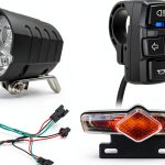 E-Bike Light Set XBERSTAR Aluminum Frame Mount-0