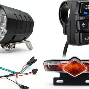 E-Bike Light Set XBERSTAR Aluminum Frame Mount-0