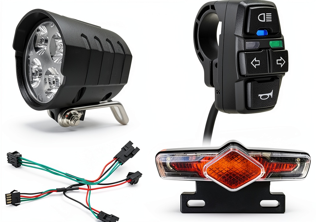 Installing XBERSTAR E‑Bike Light Set Aluminum Frame Mount on a bike frame