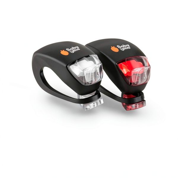 LED Stroller Lights Baby Uma Black Clip On-4