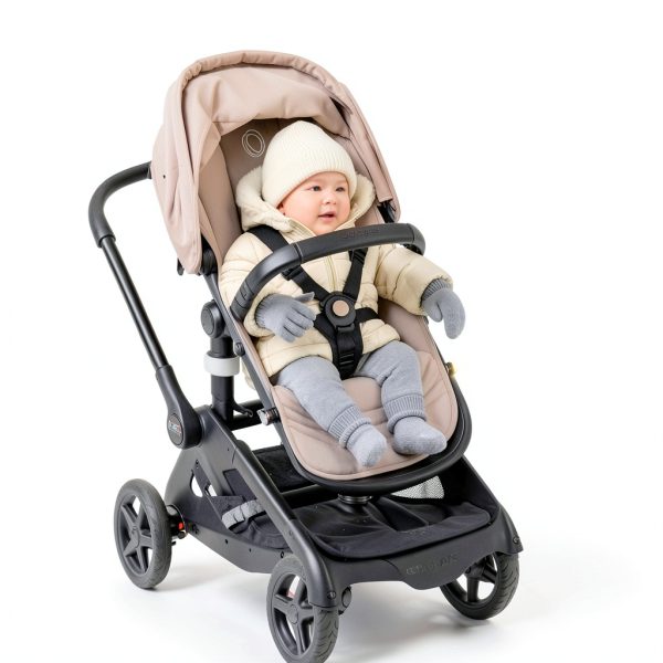 LED Stroller Lights Baby Uma Black Clip On-1
