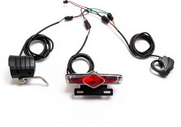 E-Bike Light Set XBERSTAR Aluminum Frame Mount-3