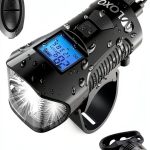 VLOXO Bike Computer Set Black LCD Speedometer-0