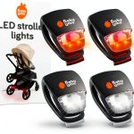 LED Stroller Lights Baby Uma Black Clip On-0