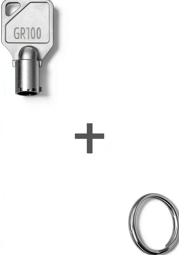 GR100 Laundry Key KLIVYA Tubular Key for Whirlpool Speed Queen Silver-2