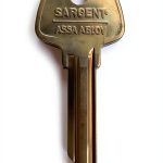 Sargent 5 Pin Key Blank 275 LA, Pack of 10 Nickel Silver-0