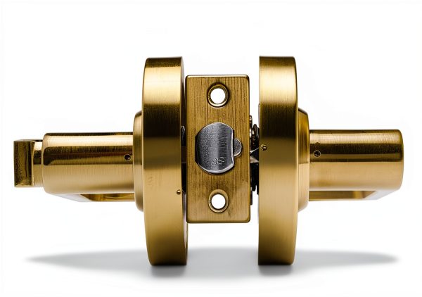 Heavy Duty Indicator Lever Lock Gold OAKMOORE Keyed Handle Large-6